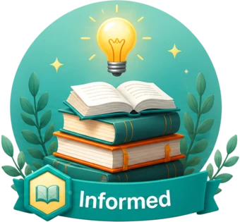 Informed rank badge